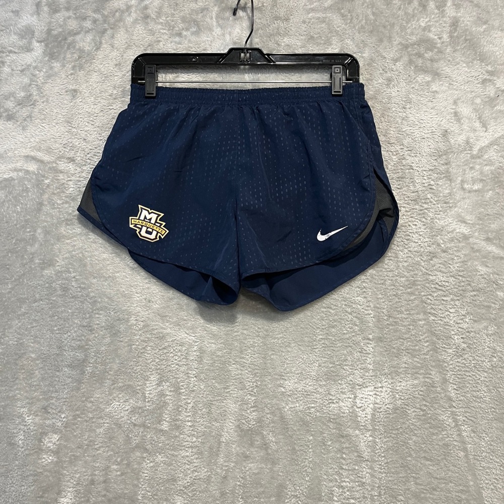 Marquette Golden Eagles Nike Running Shorts Womens Small Blue Stadium Mod Tempo